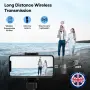 2 x Безжични микрофона за Iphone, Android, iPad Безжичен микрофон с намаляване на шума , снимка 5