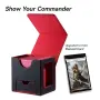 MTG Commander Deck Box  дизайн за 100 карти с двоен ръкав – черно/червено, снимка 5