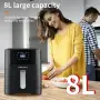 Фритюрник с горещ въздух Sokany SK-ZG-8043, 8л., 2000W, снимка 8