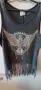 Потник с ресни и камъни (Размер XS/S)/ Design Lab Boho Fringe Eagle Tank Top, снимка 2