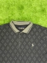 Ralph Lauren | Casual Luxury | Мъжка тениска с яка | Размер: 3XL | Черно и сиво | Като нова, снимка 3