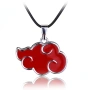 Метално колие Naruto Akatsuki Red Cloud 3.5 см – Аниме аксесоар, косплей, подарък за фенове 10154, снимка 8