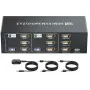 8K/60Hz 4K/120Hz USB 3.0 HDMI KVM превключвател за три монитора и два компютъра, снимка 1