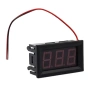 Комплект от 5 броя дигитални волтметра за вграждане DC 5V-120V, зелен LED – за автомобил 10389, снимка 11