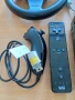 Nintendo Wii Black set with steering wheel, снимка 2