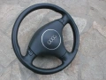 Волан с айр-бег - трилъчев, кожен, оригинален Audi A3,A4,A6,A8 !, снимка 4