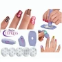 Предлагам комплект за маникюр Salon Express Nail Art Stamaping kit, снимка 3