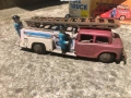 стара механична метална играчка "FIRE TRUCK" - MADE IN CHINA, снимка 5