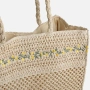 Сламена плетена чанта tote с лимони 37x16x31cm_1261994, снимка 3