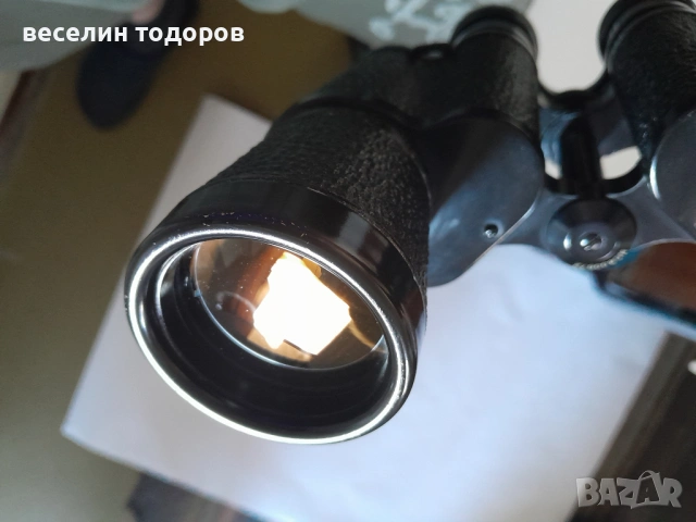 Съветски бинокъл БПВ 1 7х50 ЗОМЗ, снимка 3 - Такъми - 54715608