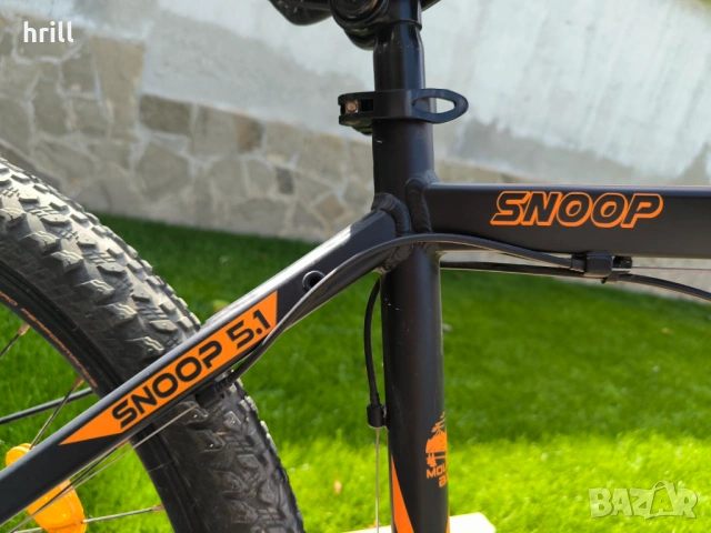 Алуминиев велосипед МТВ Shimano с хидравлични дискови спирачки колело като ново, снимка 6 - Велосипеди - 54740943