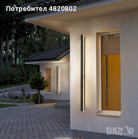 Luminara™ – архитектурна LED стенна лампа, снимка 4 - Лампи за стена - 54563410