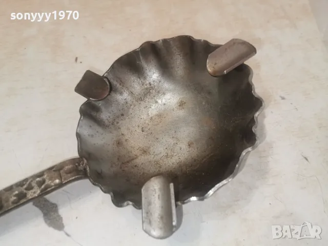 ПЕПЕЛНИК С ДРЪЖКА 36СМ 0908261635L4, снимка 4 - Антикварни и старинни предмети - 55605016