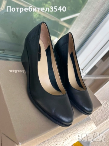 Дамски пантофки на платформа BATA, снимка 3 - Дамски обувки на ток - 54974360