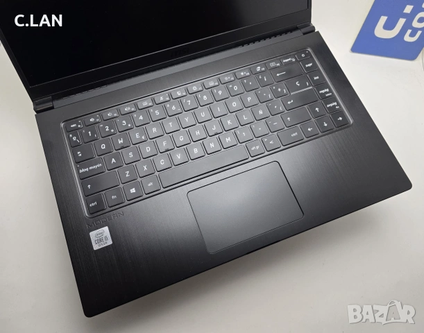 MSI Modern 15 A10M i5 10210U/16GB/512SSD/FHD/Подсветка, снимка 8 - Лаптопи за дома - 55273591