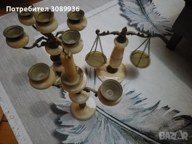 продавам комплект свещници от Италия , снимка 4 - Други ценни предмети - 55120223