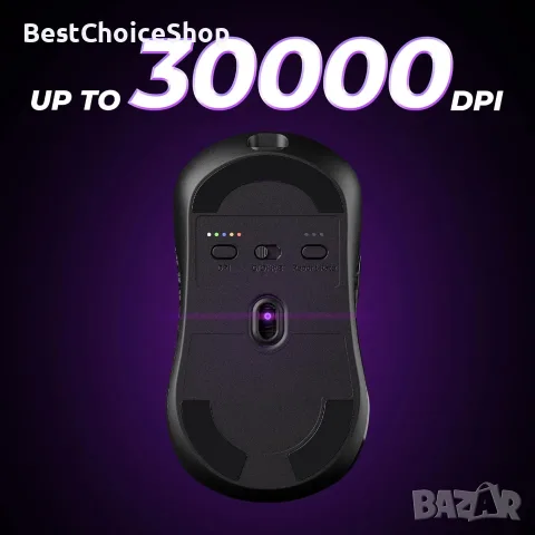 Keychron M3 8K безжична Bluetooth 5.3/2.4 GHz/кабел, лека 79g, програмируем PixArt 3950 сензор, снимка 8 - Клавиатури и мишки - 55317877
