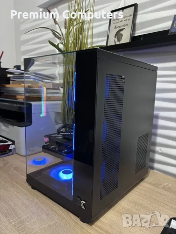 Панорамен геймърски компютър Ryzen 5500/RTX3060Ti/16 Ram/500 ssd/2TB HDD/550W Gold, снимка 5 - Геймърски - 54307076