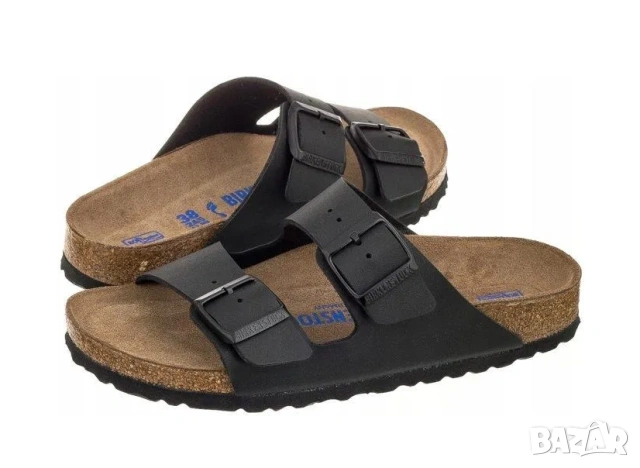 чехли  Birkenstock Arizona Soft Footbed (Birko-Flor)  номер 39, снимка 2 - Чехли - 54693858