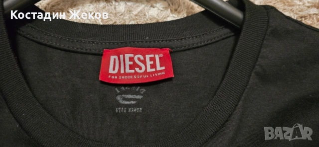 Нова. Мъжка оригинална тениска памучна. Diesel. , снимка 5 - Тениски - 55072782