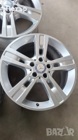 ОРИГИНАЛНИ АЛУМИНИЕВИ ДЖАНТИ МЕРЦЕДЕС МL / GLE /S -CLASS-5x112х66.6-18цола, снимка 5 - Гуми и джанти - 53987126