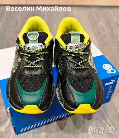 Супер запазени Детски маратонки Puma RS-X Hot Wheels AC, снимка 3 - Детски маратонки - 55266229