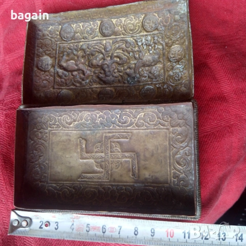 Свастика, кутия, Тибет , снимка 4 - Антикварни и старинни предмети - 54452954