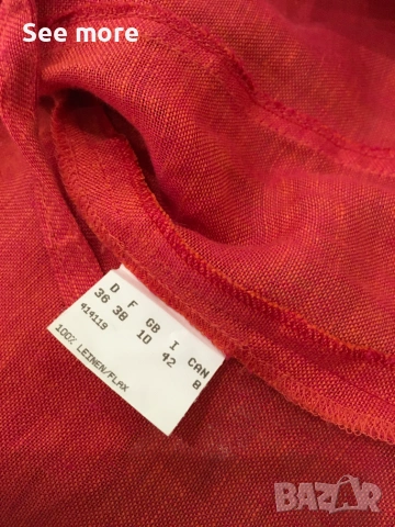 MONARI By Bosch Textil 100% ленен топ IT42, снимка 6 - Ризи - 54990149