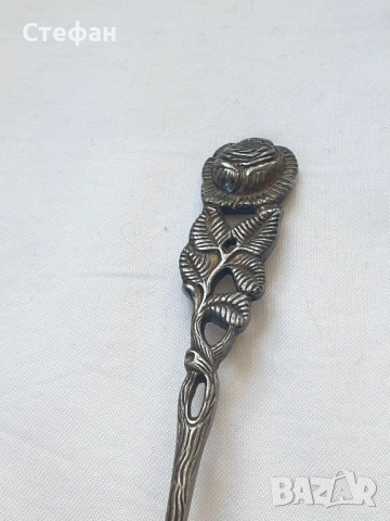 Посребрена лопатка, снимка 3 - Антикварни и старинни предмети - 54345420