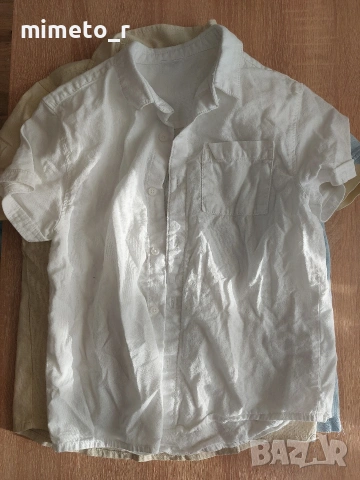 Детски ризи с къс ръкав 