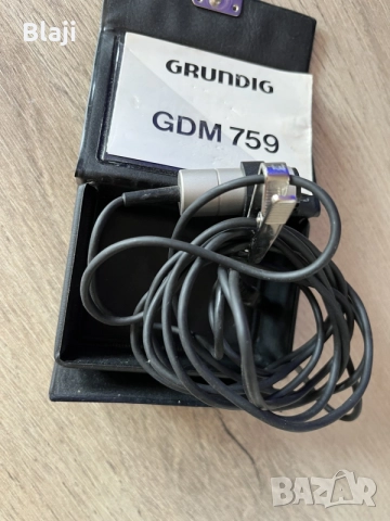 Виндич микрофон grundig, снимка 3 - Микрофони - 55247256