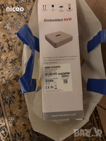 Hikvision HWN-2104H-4P 4-кан PoE NVR, снимка 4 - Други - 54613107