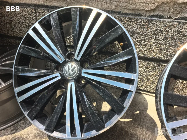 18ки 5х112 7J ET43 CB 57.1mm Vw , снимка 5 - Гуми и джанти - 55607312