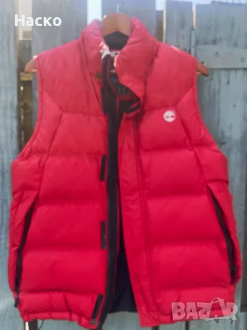 Нов мъжки/унисекс пухен елек Timberland size S