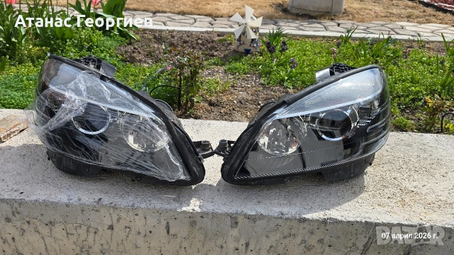 w204 bi-led фарове 