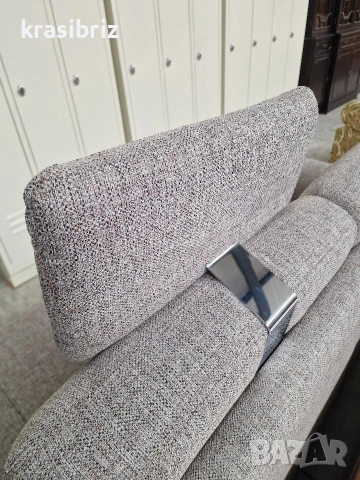 Диван с Табуретка -внос от Германия! , снимка 7 - Дивани и мека мебел - 54365927