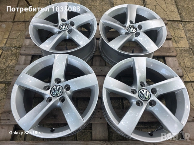 Лети джанти 16ки 5х112 VW, снимка 2 - Гуми и джанти - 55262193