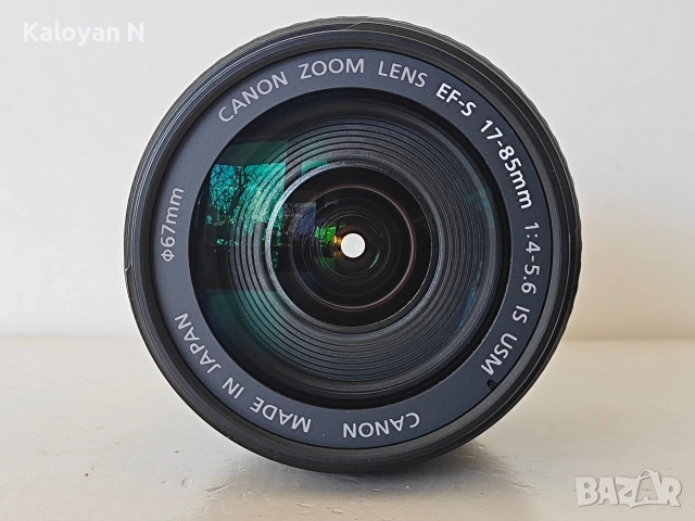 Обектив Canon EF-S 17-85mm f/4-5.6 IS USM за Canon EOS / EF-S байонет, снимка 4 - Обективи и филтри - 54350039