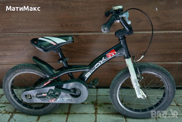 Детско колело BYOX 16 " + колелца, снимка 4 - Велосипеди - 54574630