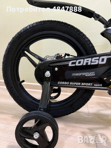 🌟 Продавам свръхлек детски велосипед Corso Revolt 16" — 120€, снимка 2 - Велосипеди - 54788863