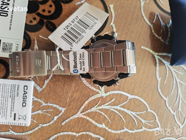 CASIO EDIFICE Smartwatch ECB-2000D-1AEF Solar, снимка 2 - Мъжки - 55058097