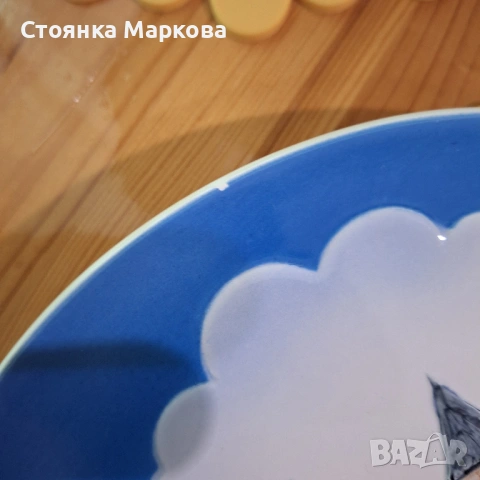Декоративна релефна чиния на замък от Германия, снимка 5 - Декорация за дома - 54690583