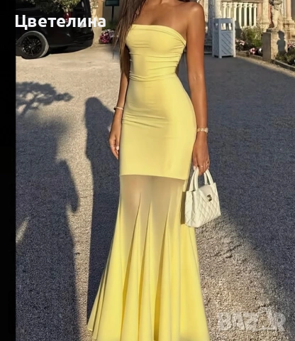 Елегантна дълга рокля , снимка 2 - Рокли - 54314058