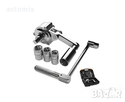 Механичен гайковерт с усилващ механизъм