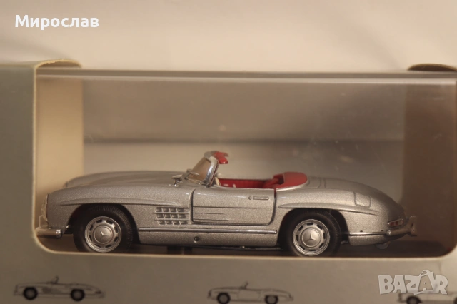 1/43 ДИЛЪРСКИ  МОДЕЛ MERCEDES BENZ 300 SL  КОЛИЧКА, снимка 3 - Колекции - 54617698