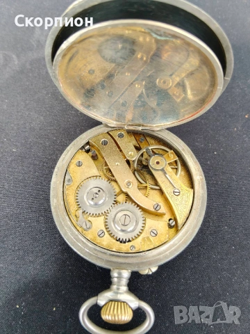 Швейцарски джобен часовник - NICKEL GARANTI - ПРОМОЦИЯ, снимка 9 - Джобни - 48887495