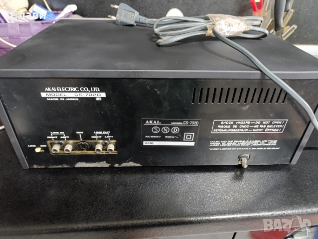 Касетен Дек AKAI CS-702D, снимка 5 - Декове - 55129449