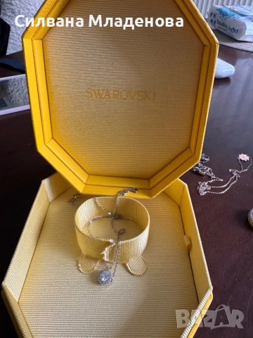 Колие Swarovski, снимка 4 - Други - 55251454