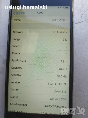 Телефон iPhone 6s, снимка 3 - Apple iPhone - 55001259