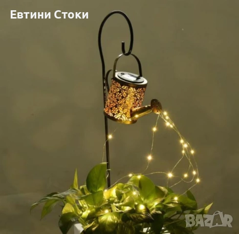 Соларна LED лампа „Водопад“ с 60 светлини, снимка 4 - Соларни лампи - 54426419